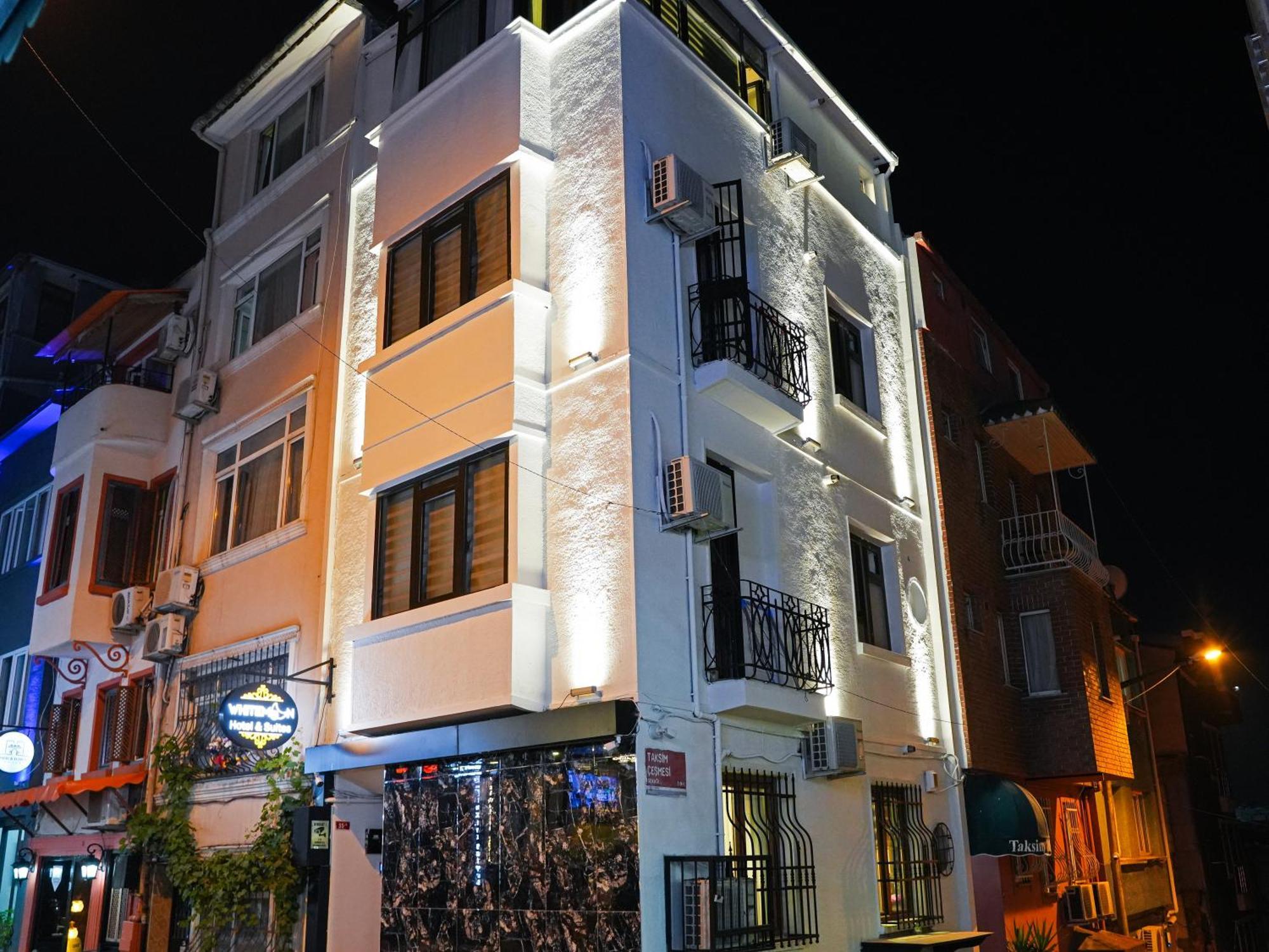 Whitemoon Hotel Suites Taksim Isztambul Kültér fotó